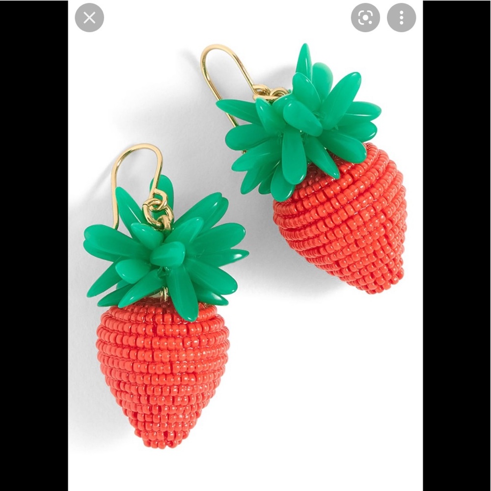 J. Crew Strawberry earrings